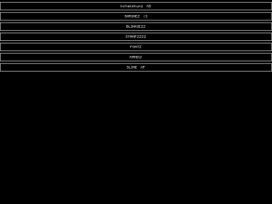 kollekshunznav screenshot