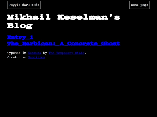 blog screenshot