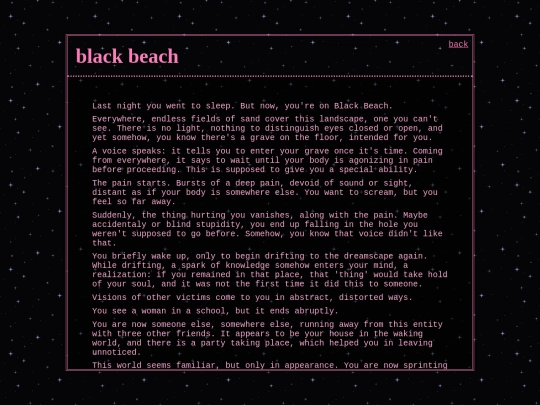 dreams/blackbeach screenshot
