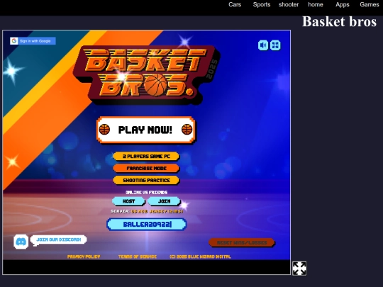games/basketbros screenshot