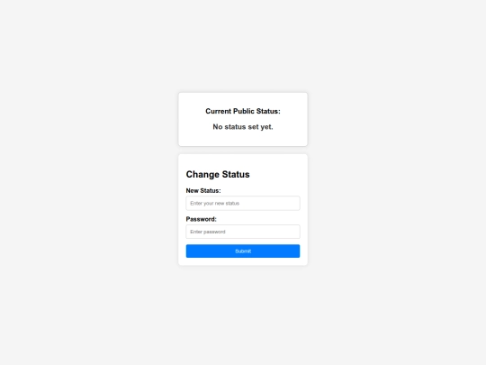 status screenshot