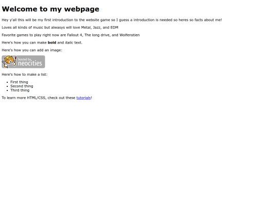 index screenshot