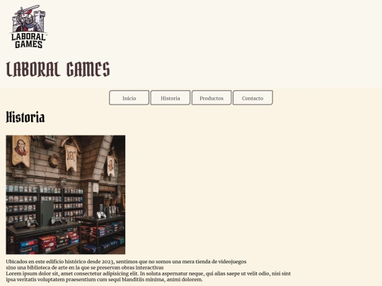 LABORAL_GAMES/historia screenshot