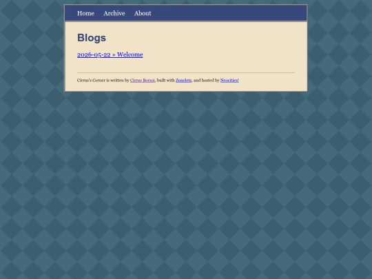 archive screenshot
