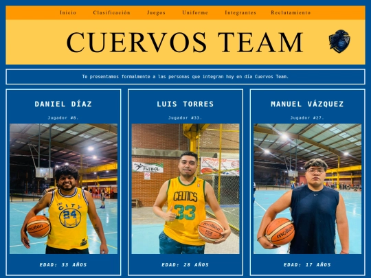 Integrantes screenshot