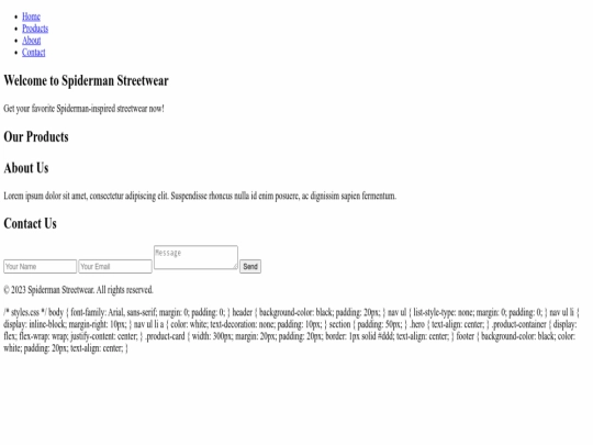 index screenshot