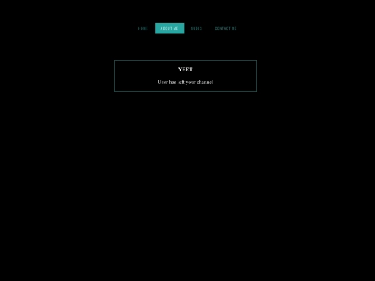aboutme screenshot