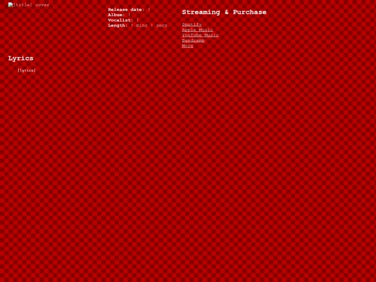 website/songpagetemplate screenshot