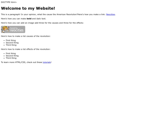 index screenshot