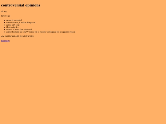 controversialopinions screenshot