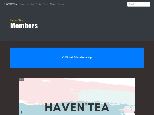 Membership screenshot