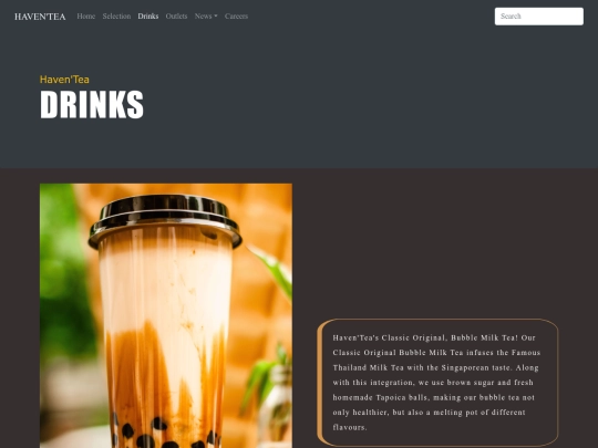 drinks screenshot