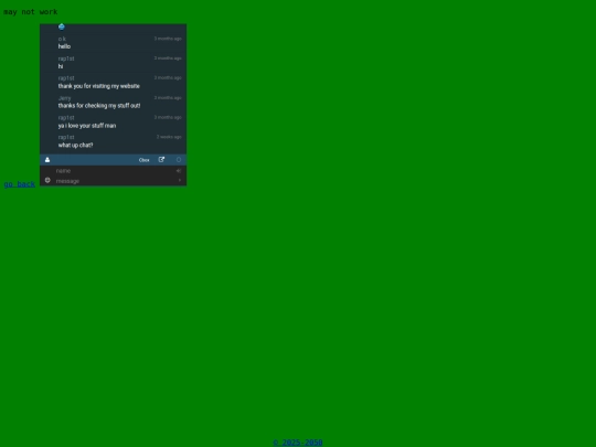 mesagging screenshot