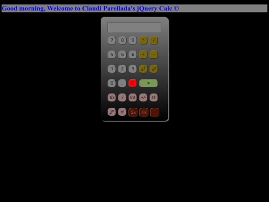 Calc_jQuery screenshot
