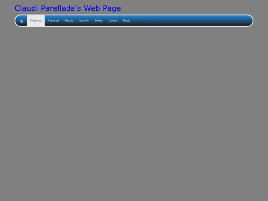 Menu screenshot