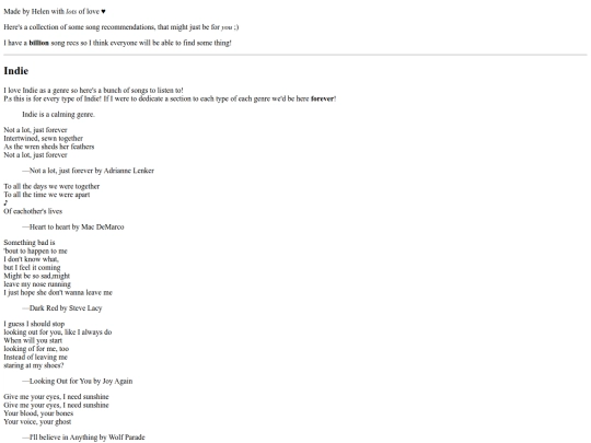 index screenshot