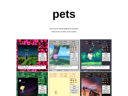 pets screenshot