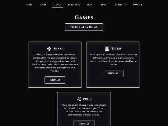 games screenshot