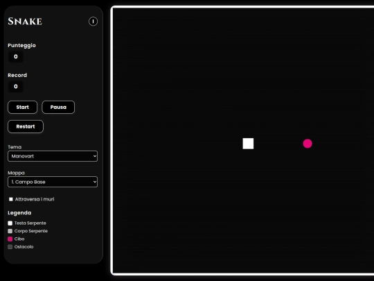 games/snake screenshot