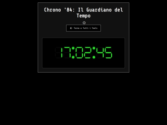 tools/chrono-84-il-guardiano-del-tempo screenshot