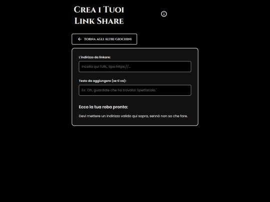 tools/crea-link-per-i-social-al-volo screenshot