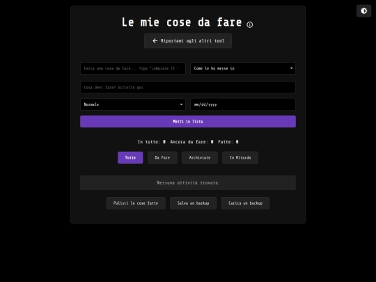 tools/la-mia-lista-di-cose-da-fare screenshot