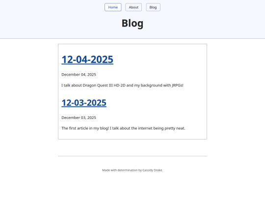 blog screenshot