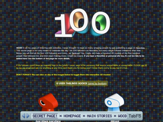 100 screenshot