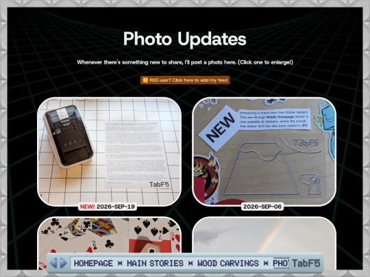 updates screenshot