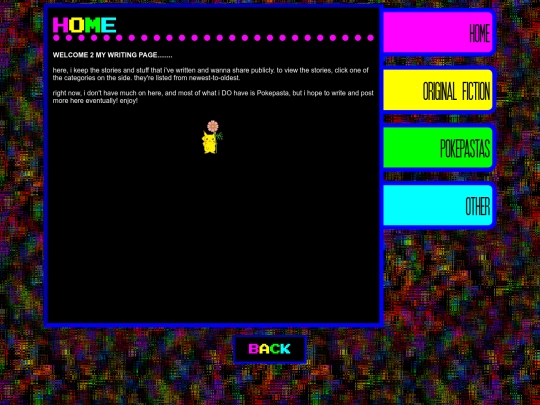 writing screenshot
