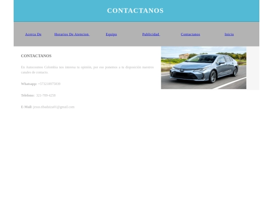 Contactanos screenshot