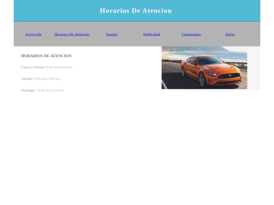Horarios de Atencion screenshot