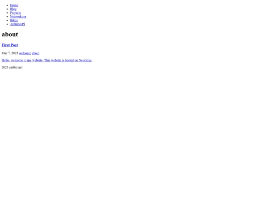 neocities/tags/about screenshot
