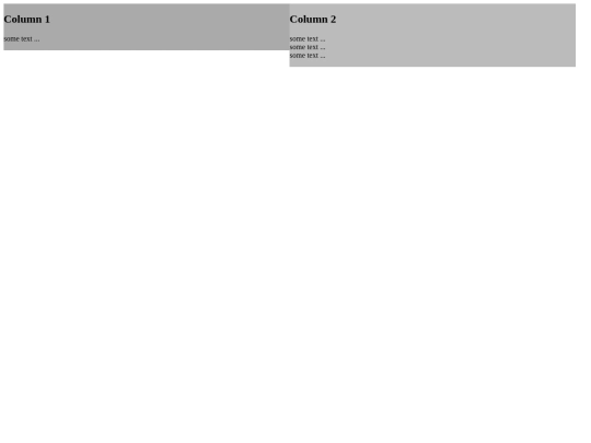 columns screenshot