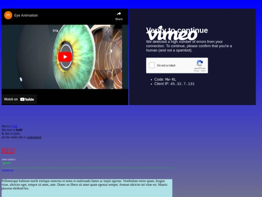 hypertext template eye screenshot
