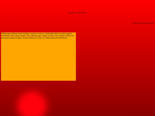 hypertext template red screenshot