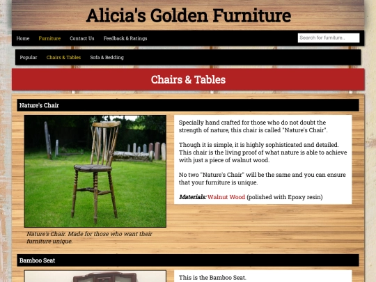 chairstables screenshot