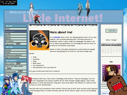 aboutme screenshot