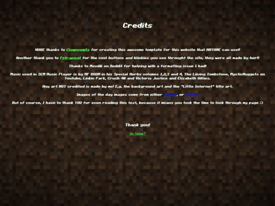 credits screenshot