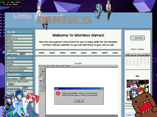 games screenshot