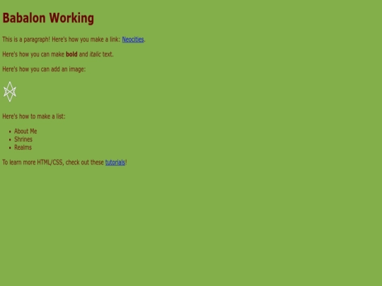 index screenshot