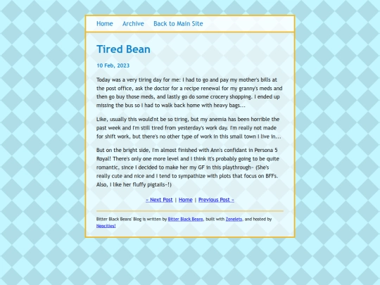 posts/2023-02-10-Tired-Bean screenshot