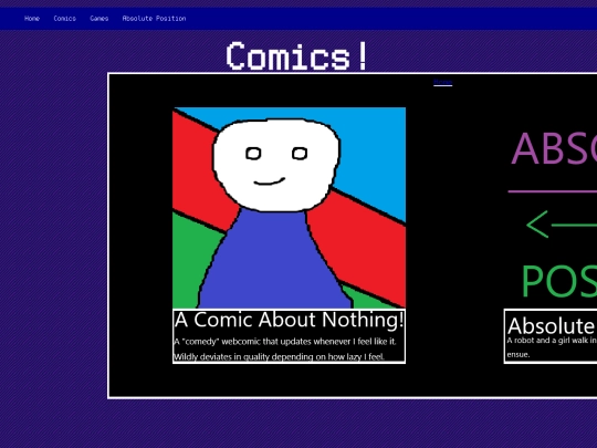 comics/home screenshot