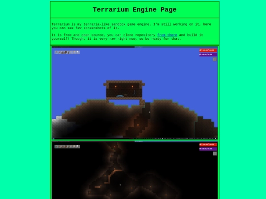 terrarium screenshot