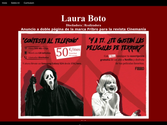 Portfolio/Anuncio screenshot