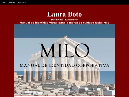 Portfolio/Milo screenshot