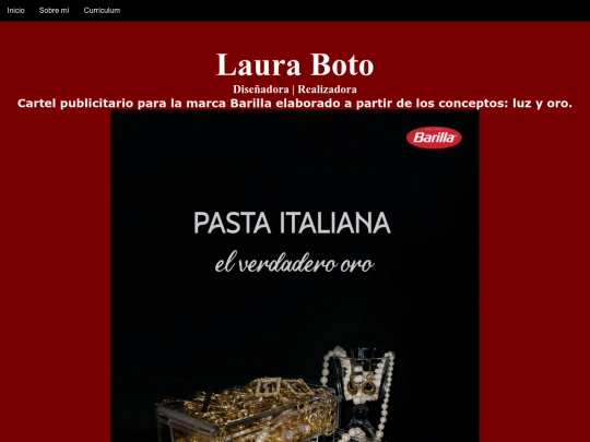 Portfolio/Pasta screenshot