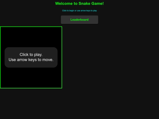 SNAKE screenshot