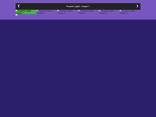 onepage_demo/proyecto_lights screenshot