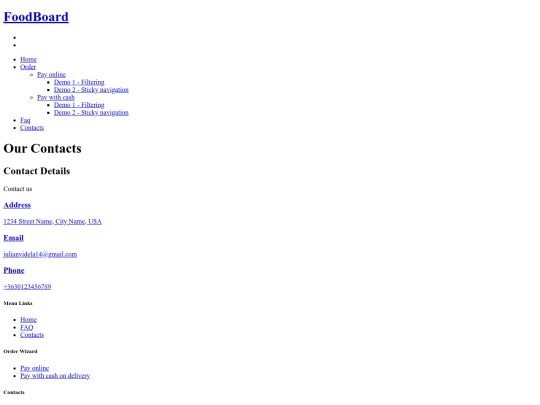 contacts screenshot